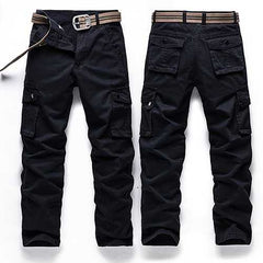 Big Size 30-48 Multi Pocket Cargo Pants Fashion Mens Outdoor Army Casual Cotton Trousers