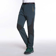 Plus Size S-5XL Mens Outdoor Winter Thick Fleece Pants Climbing Warm Sport Pants