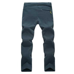 Outdoor Mountaineering Pants Thick Fleece Warm Pants Mens Breathable Quick Drying Soft Shell Trouser