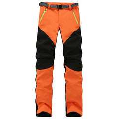 Men's Waterproof Windproof Fleece Ski Trousers