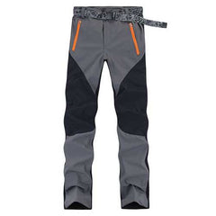 Mens Outdoor Quick Drying Climbing Pants Spell Color Breathable Sport Pants