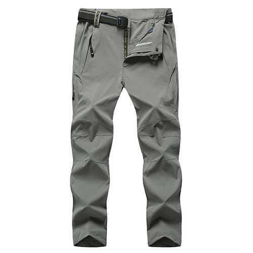 Size S-6XL Outdoor Mens Sunscreen Trousers Fast Drying Super Light Breathable Climbing Pants