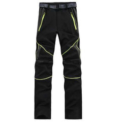 Mens Spring Outdooors Quick Drying Stitching SporT-pants Waterproof Breathable Climbing Trousers