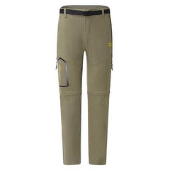 Mens Outdoor Elastic Detachable Water Repellent Sport Pants