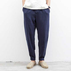 Fashion Loose Linen Cotton Pants