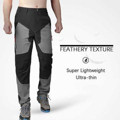 Outdoor Waterproof High Elastic Climbing Trousers Mens