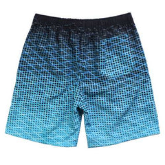 Blue Casual Quick Drying Breathable Printing Sport Loose Beach Shorts for Men