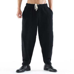 Men's Loose Comfy Retro Cotton Linen Casual Pants