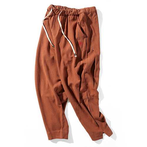 Men's Loose Comfy Retro Cotton Linen Casual Pants