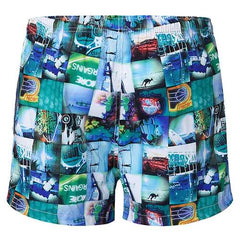 SEOBEAN Loose Summer Breathable Sport Quick Drying Beach Surf Board Shorts Casual Hawaiian Style