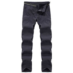 Outdoor Casual Quick Drying Pants Men's High Waist Loose Multi Pockets Pants