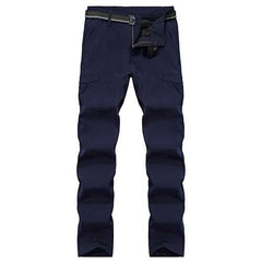 Outdoor Casual Quick Drying Pants Men's High Waist Loose Multi Pockets Pants