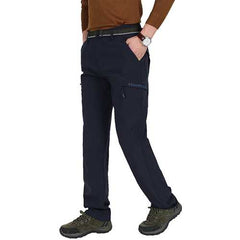 Outdoor Casual Quick Drying Pants Men's High Waist Loose Multi Pockets Pants