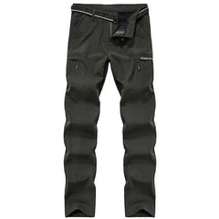 Outdoor Casual Quick Drying Pants Men's High Waist Loose Multi Pockets Pants