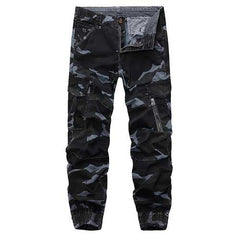 Men's Camouflage Multi Pockets Casual Pants Fashion Cotton Baggy Cargo  Pants