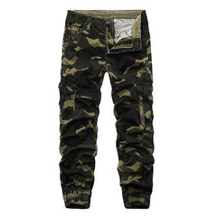 Men's Camouflage Multi Pockets Casual Pants Fashion Cotton Baggy Cargo  Pants