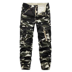 Men's Camouflage Multi Pockets Casual Pants Fashion Cotton Baggy Cargo  Pants