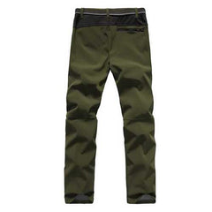 Winter Outdoor Fleece Warm Pants Mens Water Repellent Camping Climbing Hiking Soft Shell Trousers