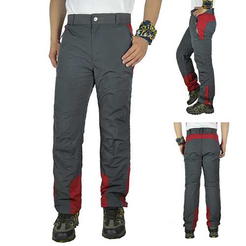 Plus Cashmere Warm Soft Shell Mountaineering Trousers Outdoor Windproof Pants