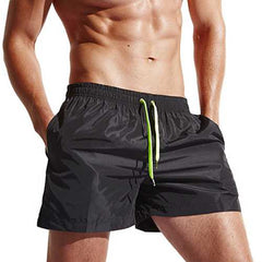 Mens Solid Color Summer Soft Home Sports Board Beach Shorts