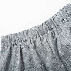 Men's Thin Flax Ankle-Length Lounge Pants