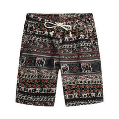 Floral Printing Ethnic Pattern Leisure Beach Board Shorts