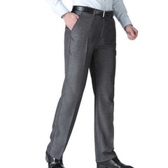 Mens Loose Thin Full Length Zipper Fly Pants