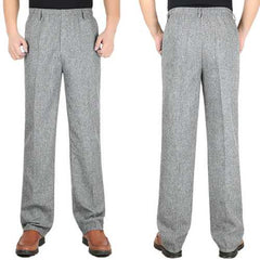 Mens straight-leg Loose Full-Length Casual Pants