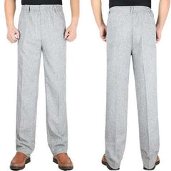 Mens straight-leg Loose Full-Length Casual Pants