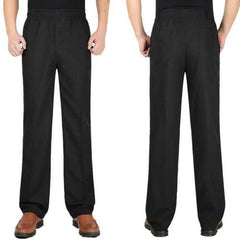 Mens straight-leg Loose Full-Length Casual Pants