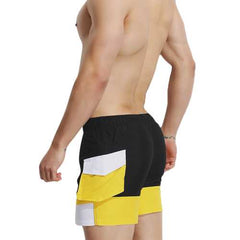 SUPPERBODY Color Splicing Side Pocket Beach Board Shorts