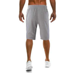 Men's Summer Fashion Solid Color Knee Length Shorts