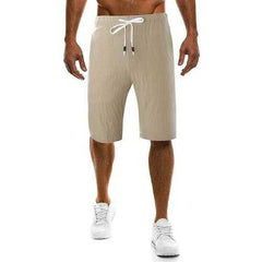 Men's Summer Fashion Solid Color Knee Length Shorts