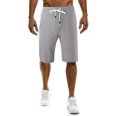 Men's Summer Fashion Solid Color Knee Length Shorts