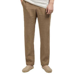 Chinese Style Men's Linen Cotton Casual Pants