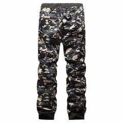 Men's Cotton Polyester Loose Fit Sports Casual Pants