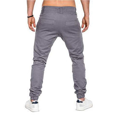 Men's Fashion Button Stitching Trousers