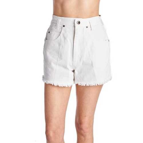Women's Colored Washed Denim Short