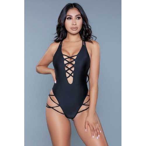 1977 Amaya Swimsuit Black