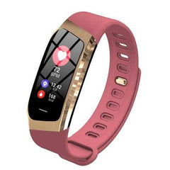 Urban Smart Watch And Wellness Tracker - Color: Pale Pink- Gold