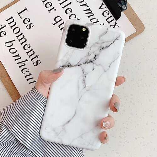 Futura iPhone 11 Case -Color: White Marble, Size: iPhone 11 Pro Max