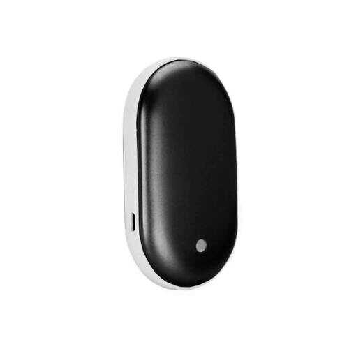 Warm And Cozy Portable Hand Warmer And Power Bank - Color: BLACK