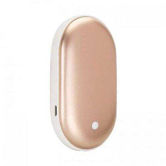 Warm And Cozy Portable Hand Warmer And Power Bank - Color: GOLD