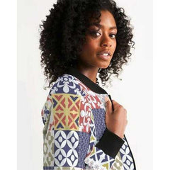 Pop Print Womens Bomber Jacket