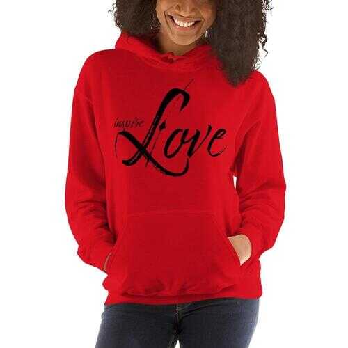 INSPIRE LOVE Womens Hoodie