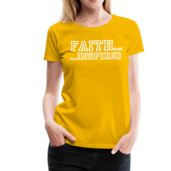 Faith Inspired Graphic Text Style Womens Classic T-Shirt