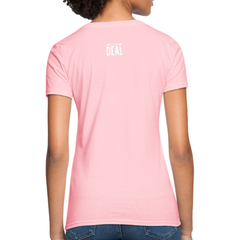 Womens T-Shirts, The Real Deal Graphic Text Double Arrow Style Shirt