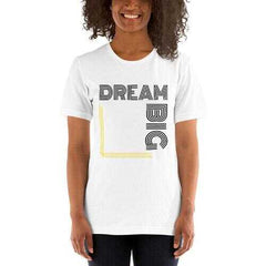 DREAM BIG Short-Sleeve Tee - White and Black