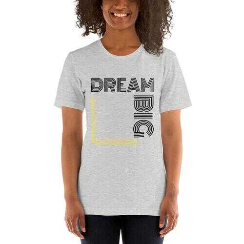 DREAM BIG Short-Sleeve Tee - White and Black