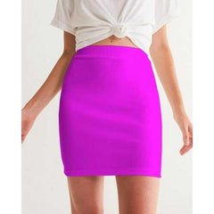 Womens Skirts, Hot Pink Style Mini Skirt